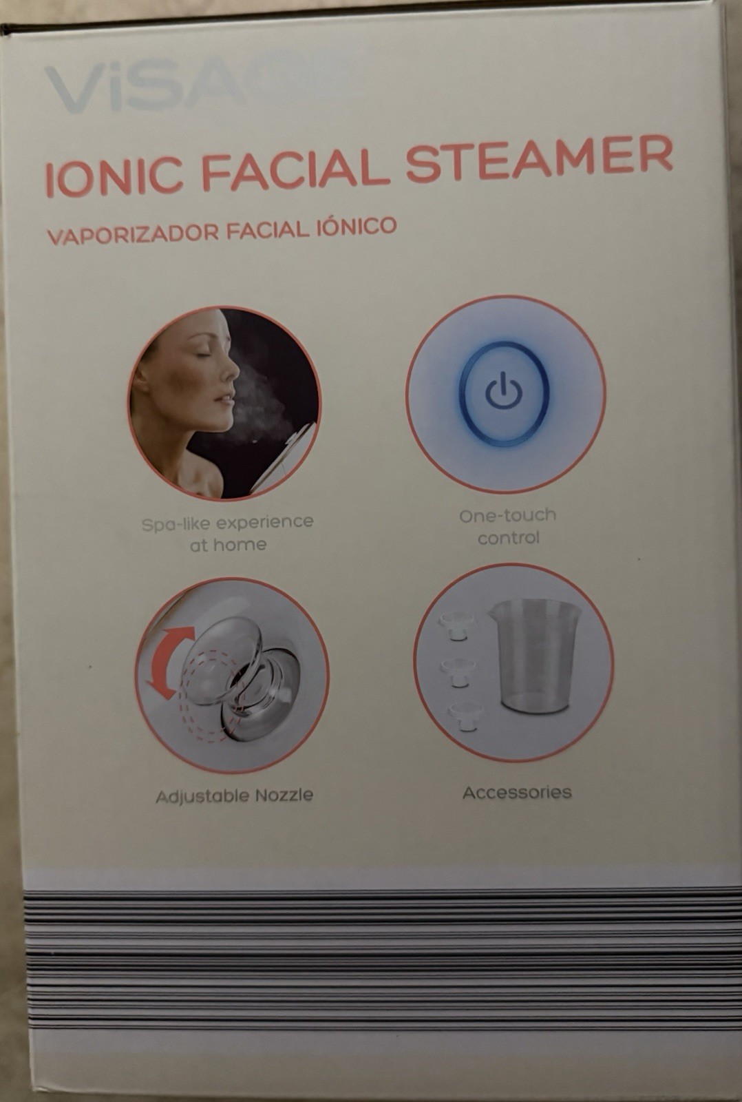 Ionic Facial Steamer Visage New-Vaporizador Facial Ionico