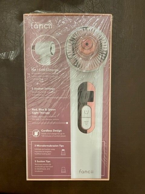 Fancii Clara Pore Cleaner Vacuum 4-in-1, In-Home Microdermabrasion Machine