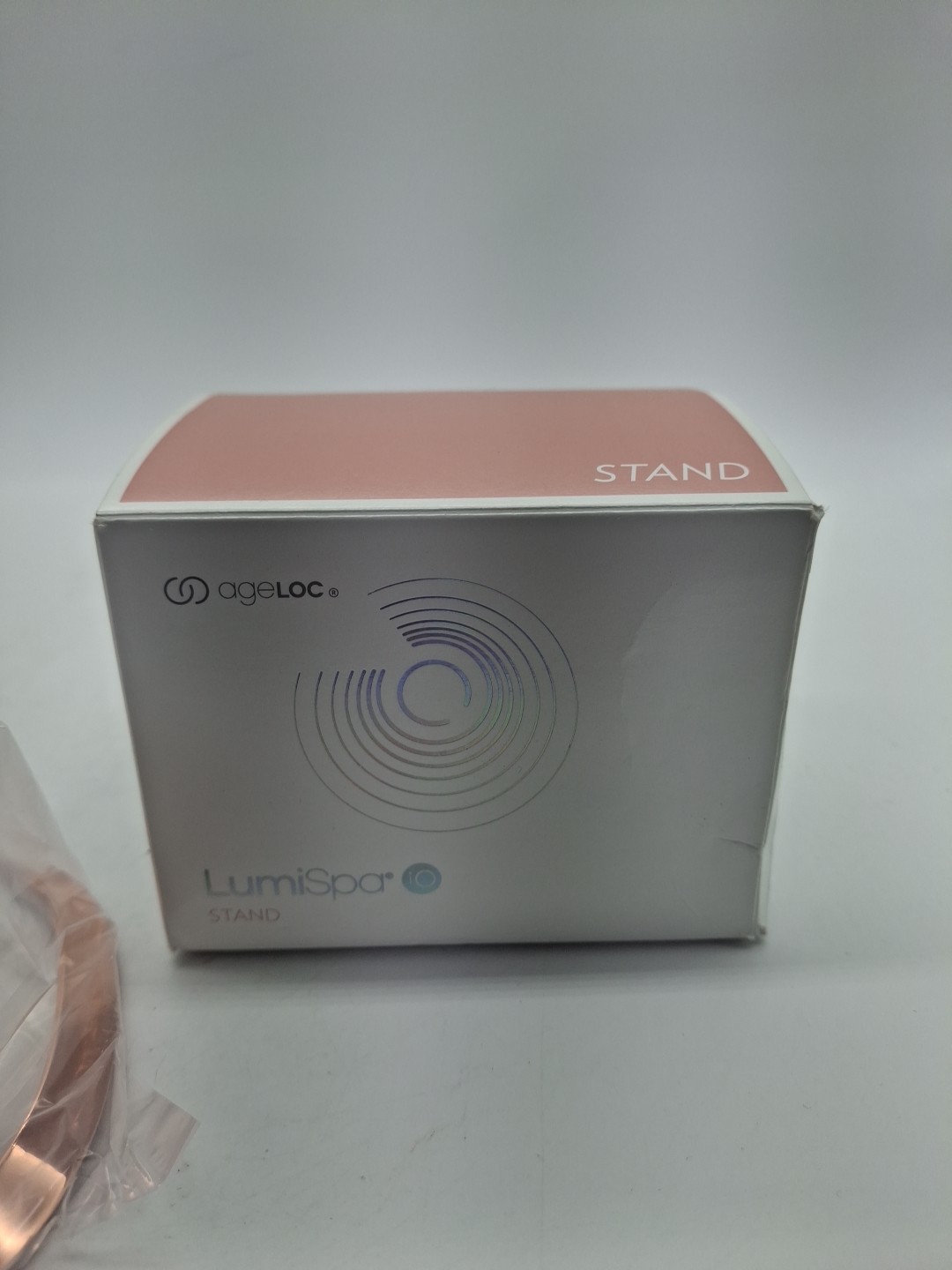 Nuskin ageLOC Rose Gold LumiSpa iO Stand Brand New Nu Skin With Treatment Head