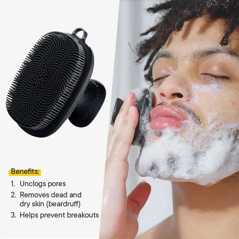 Silicone Face Scrubber Manual Facial Cleansing Brush Skin Care Tool