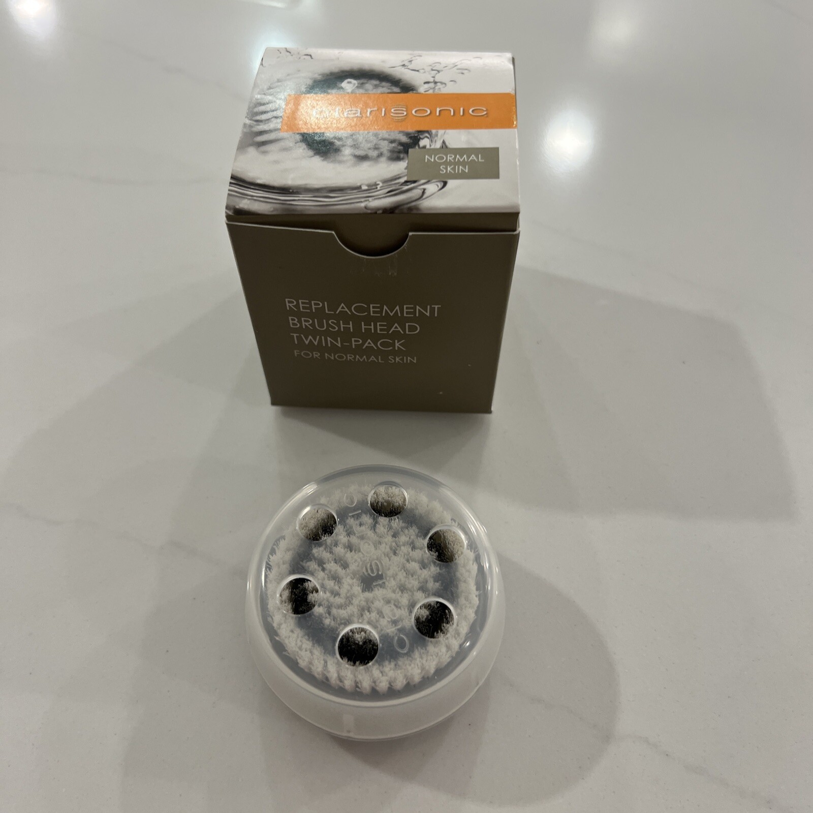 1 Clarisonic For Normal Skin Brush Head for Face Brush Gray New in Box