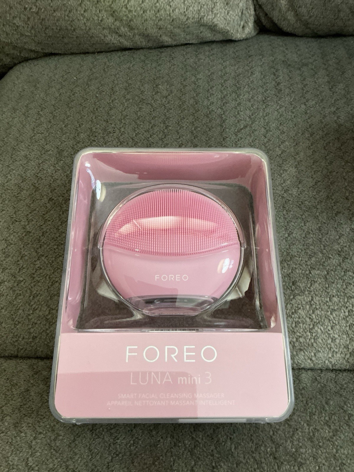 New Foreo Luna Mini 3, Premium Facial Cleansing Brush Bundle – Pearl Pink