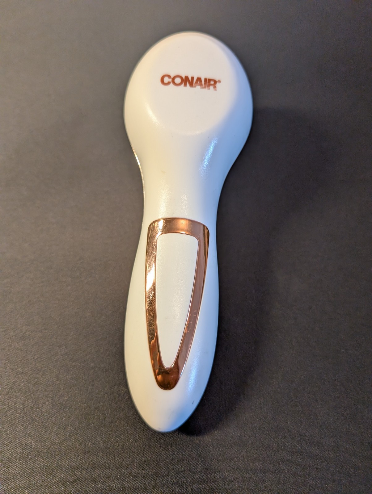 Conair Facial Cleansing Brush Womens White Spin Exfoliating 3 Speed No Charger