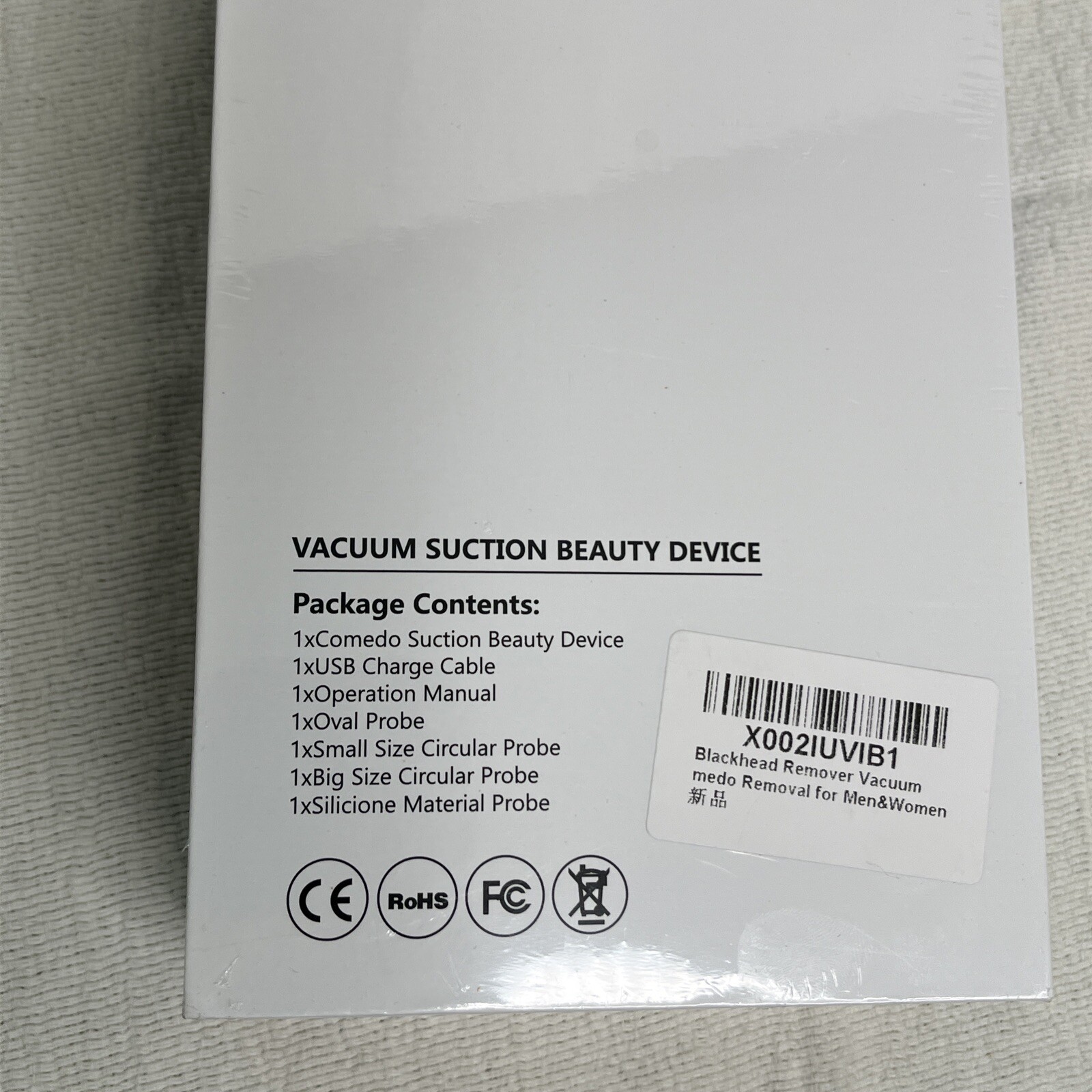 Blackhead Remover Tool Vacuum Suction Beauty Device