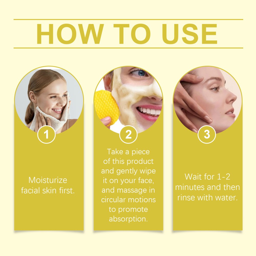 Turmeric Cleaning Pad ntly Cleansing Repair Dull Skin,