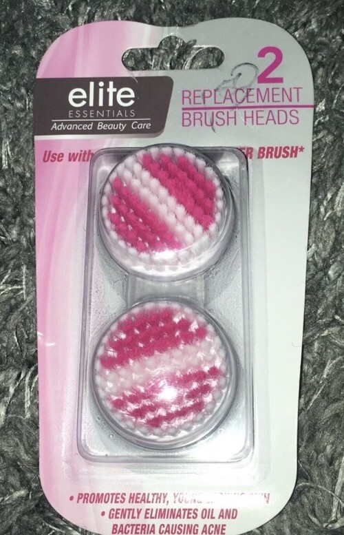 New Elite Essentials Replacement Brush Heads for The Elite Power Brush 2 Pack