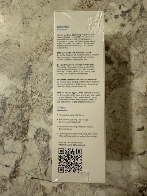 Dermalactives PureSkin Cleansing Brush MSRP $130 NIB