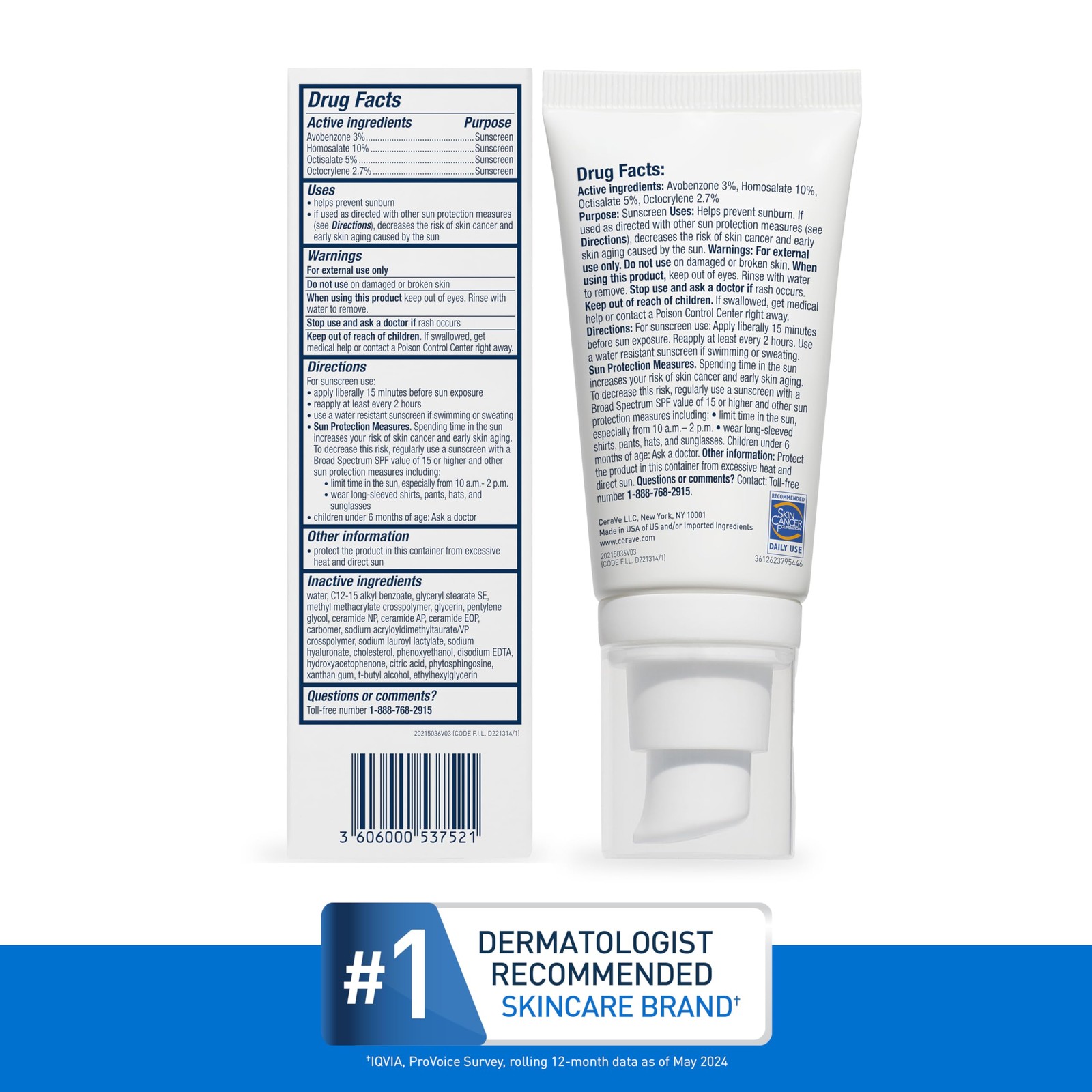 CeraVe Ultra-Light Moisturizing Lotion With SPF 1.75 Fl Oz (Pack of 1), Basic