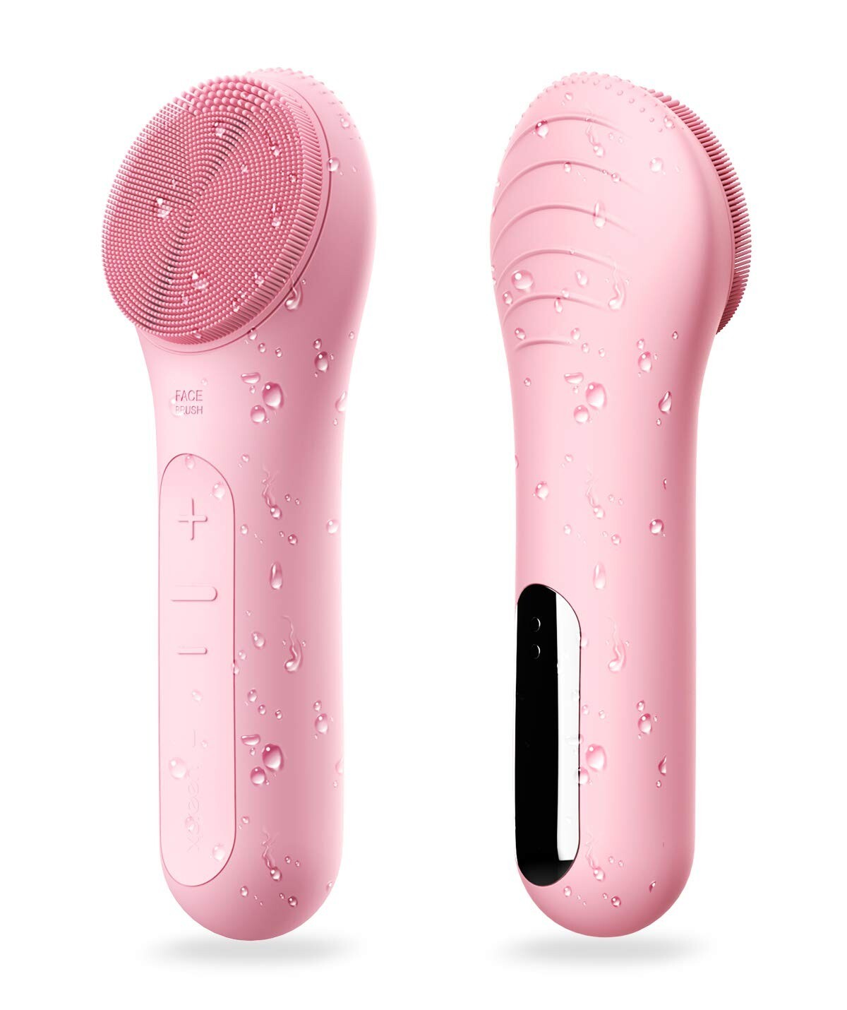 Pink Electric Face Wash Brush Charge Waterproof Cleansing Exfoliating Massage