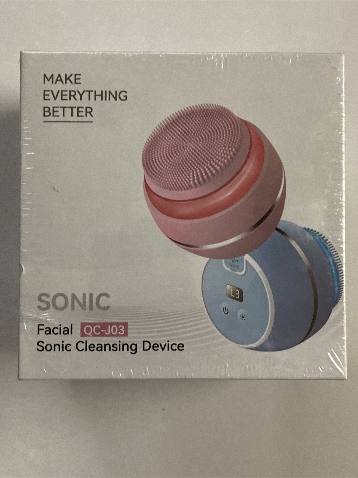 FACIAL SONIC CLEANSING BRUSH … rechargeable, three speed ,all skin types ￼