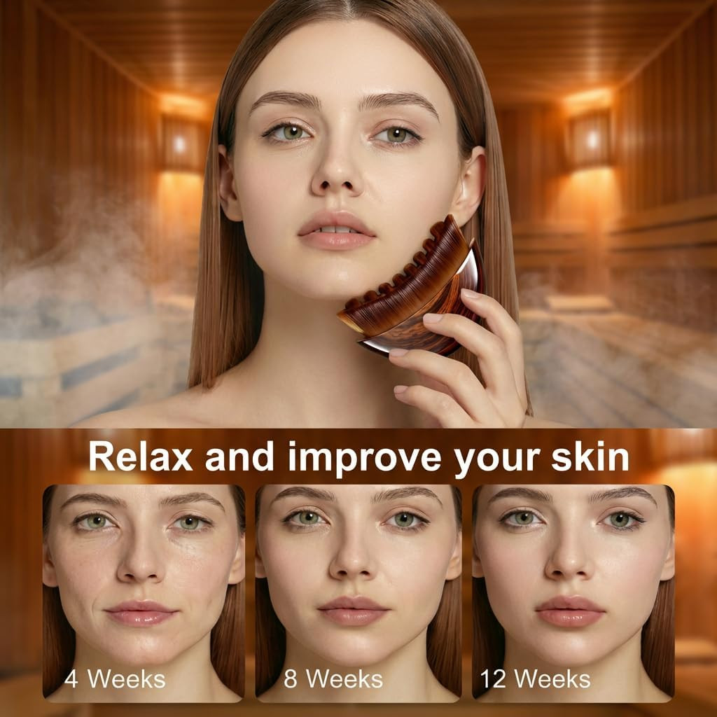 Lymphatic Contour Face Brush for Sculpting, Lymphatic Face Brush Gua Sha Facial