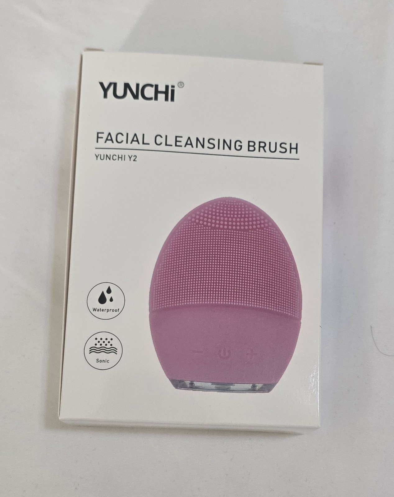 YUNCHI Sonic Facial Cleansing Brush YUNCHI Food Grade Silicone Waterproof pink