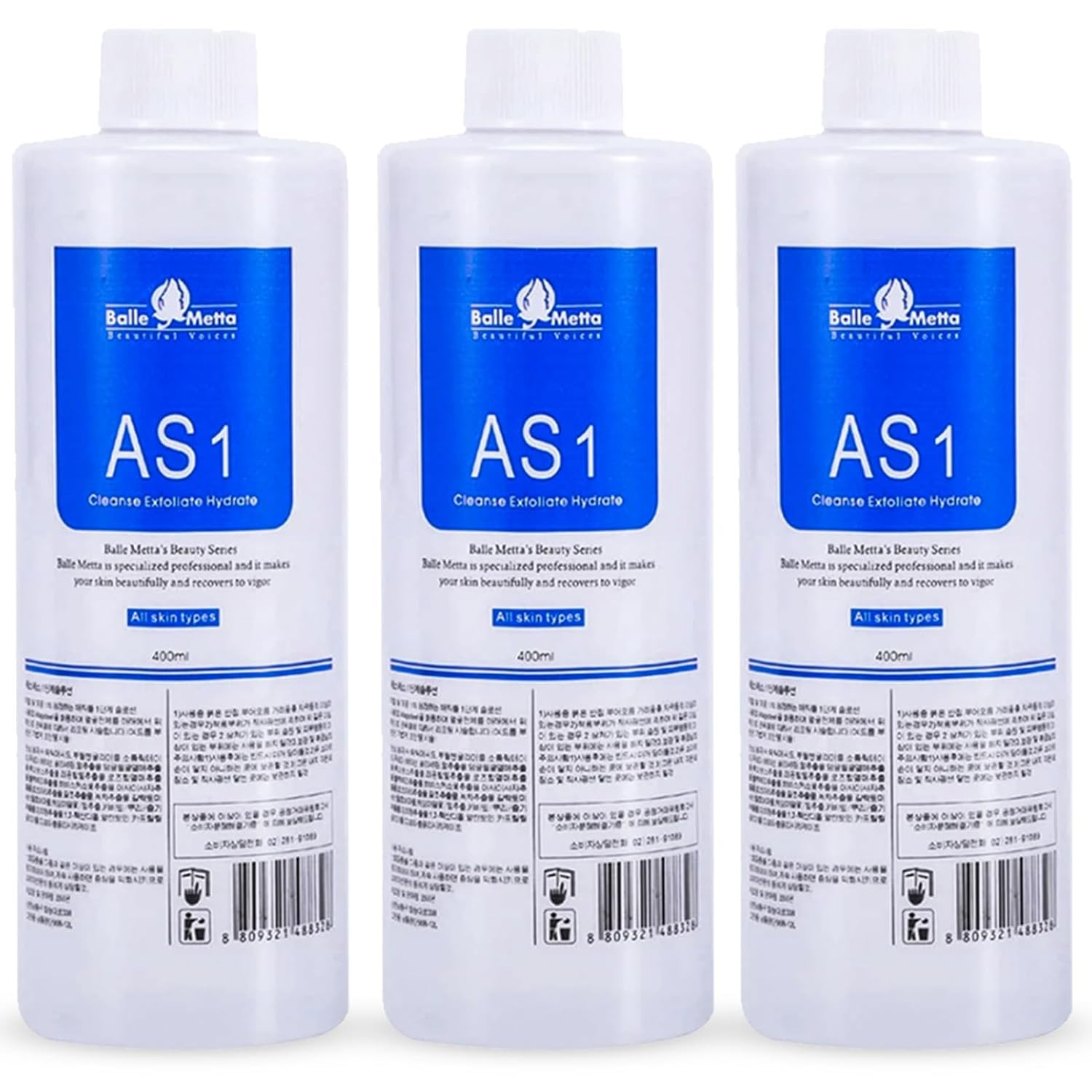AS1 Hydrate Solution for Facial Machine Hydrogen Oxygen Professional, AS1 SA2 AO