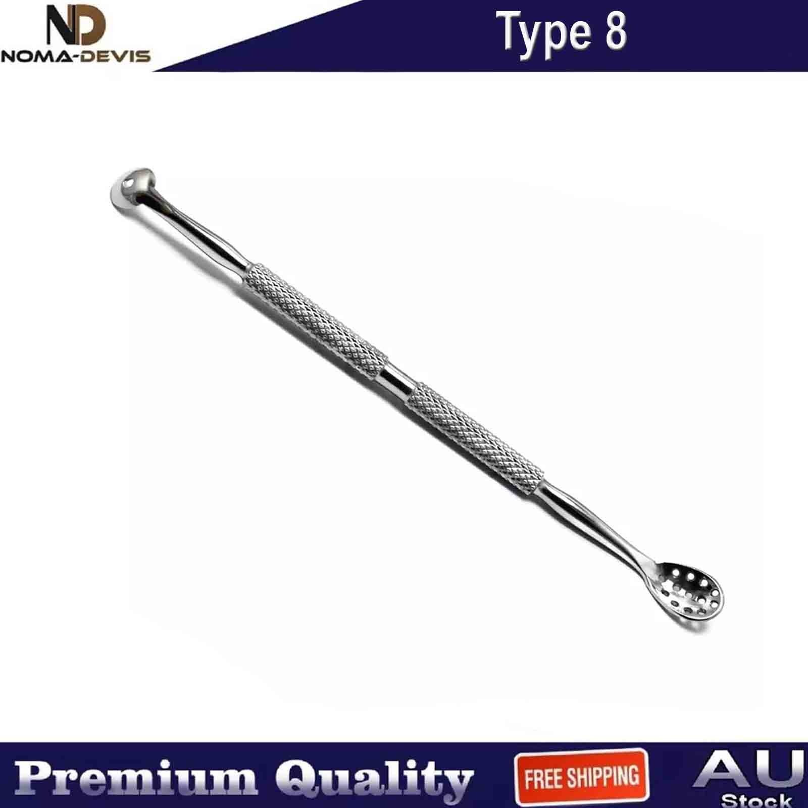 Type 8 Double Spoon Blackhead Remover Acne Pimple Spot Blemish Facial Skin CE