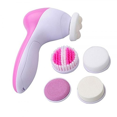TWO ELEPHANTS 5-IN-1 SMOOTHING FACIAL MASSAGER LS-SFM-11593 – PINK