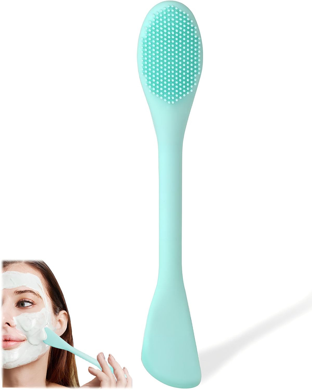 Facial Cleansing Brush,Pore Cleaning Brush Silicone for Skincare Blue