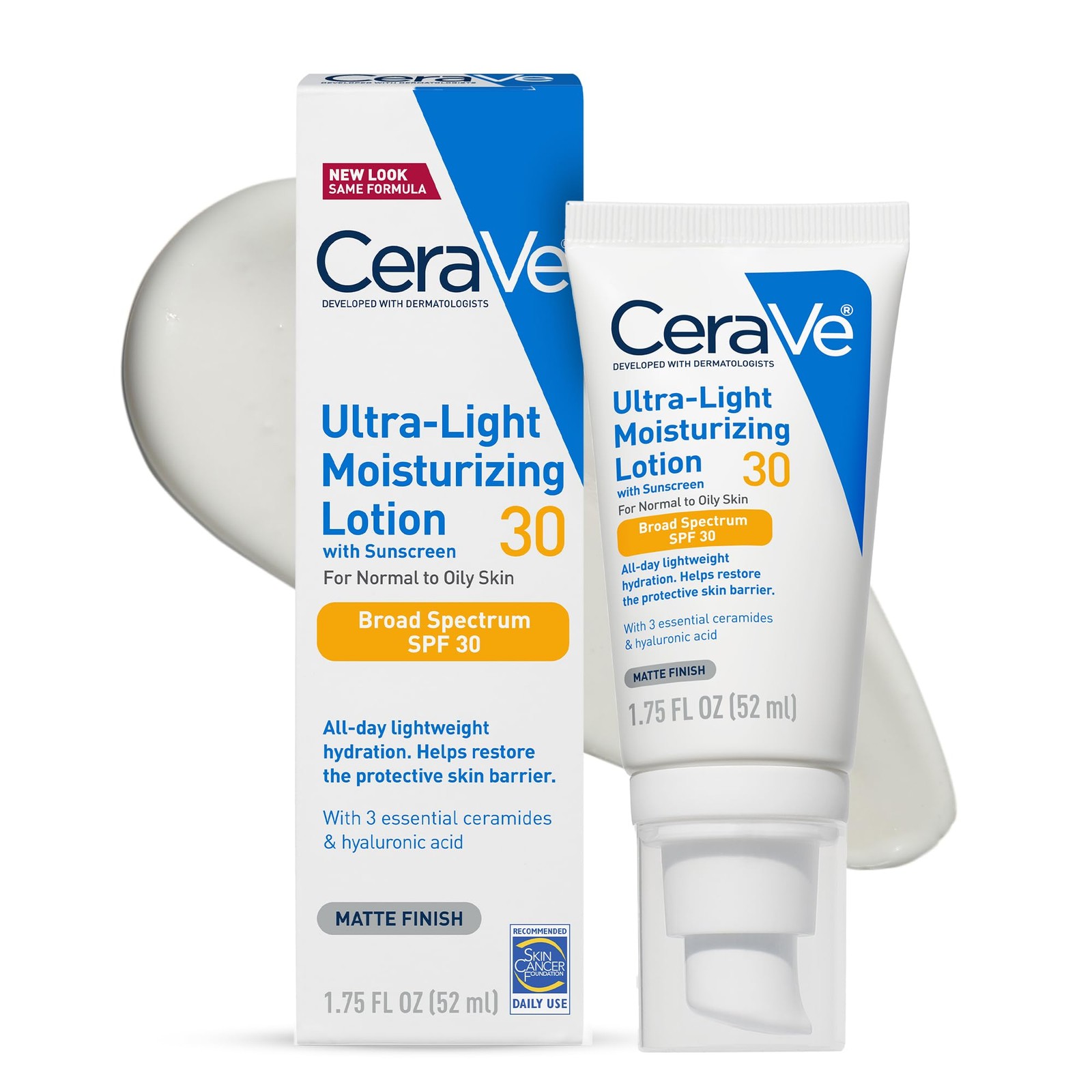 CeraVe Ultra-Light Moisturizing Lotion With SPF 1.75 Fl Oz (Pack of 1), Basic
