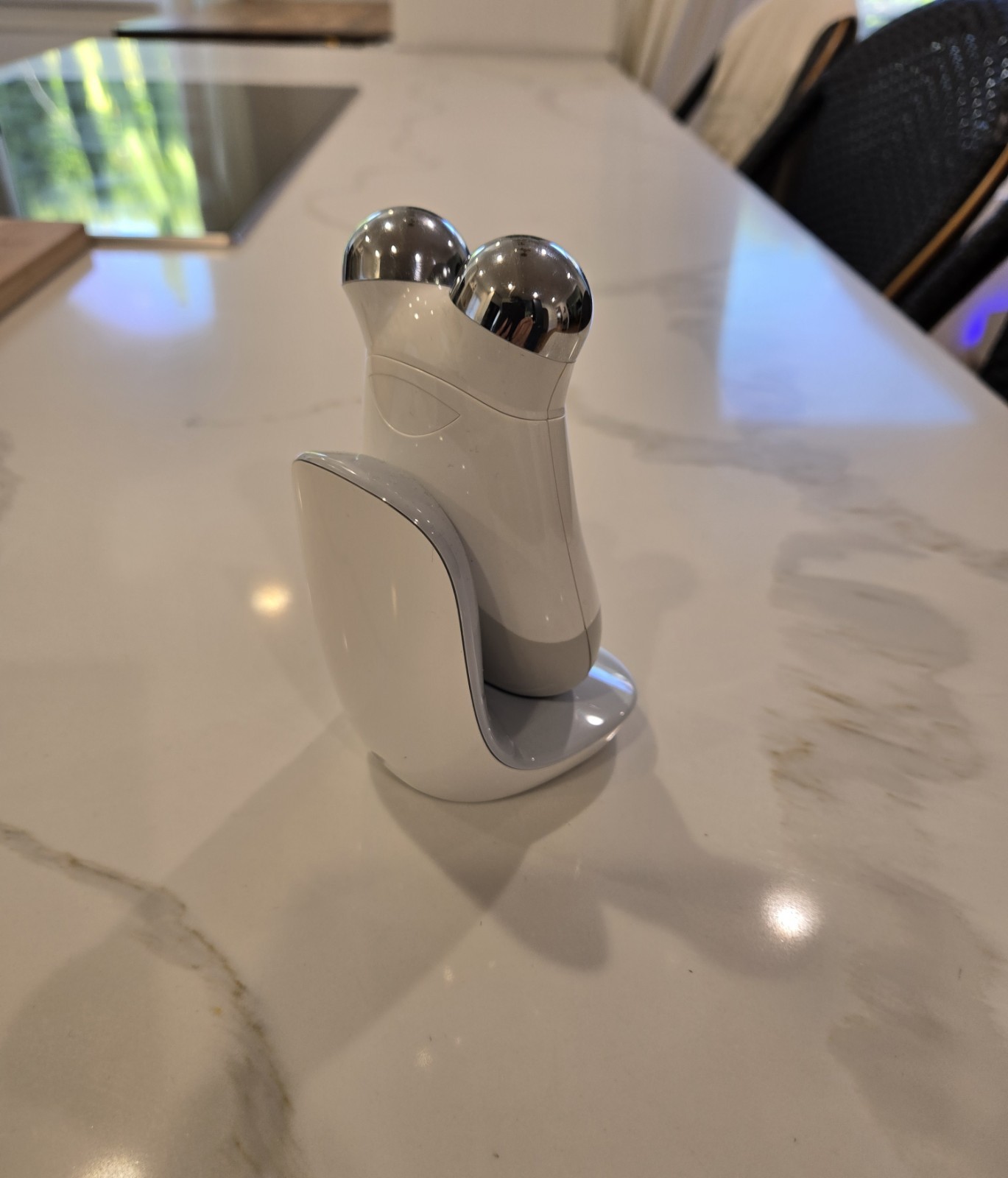 NuFACE Trinity Facial Massager for Wrinkles, Charging Stand & Power Adapter