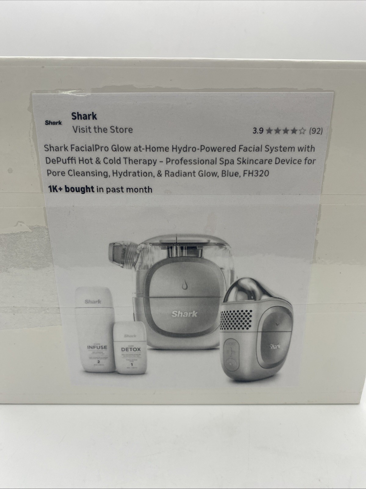Shark – FacialPro Glow At Home Hydro-Powered Facial System – Blue