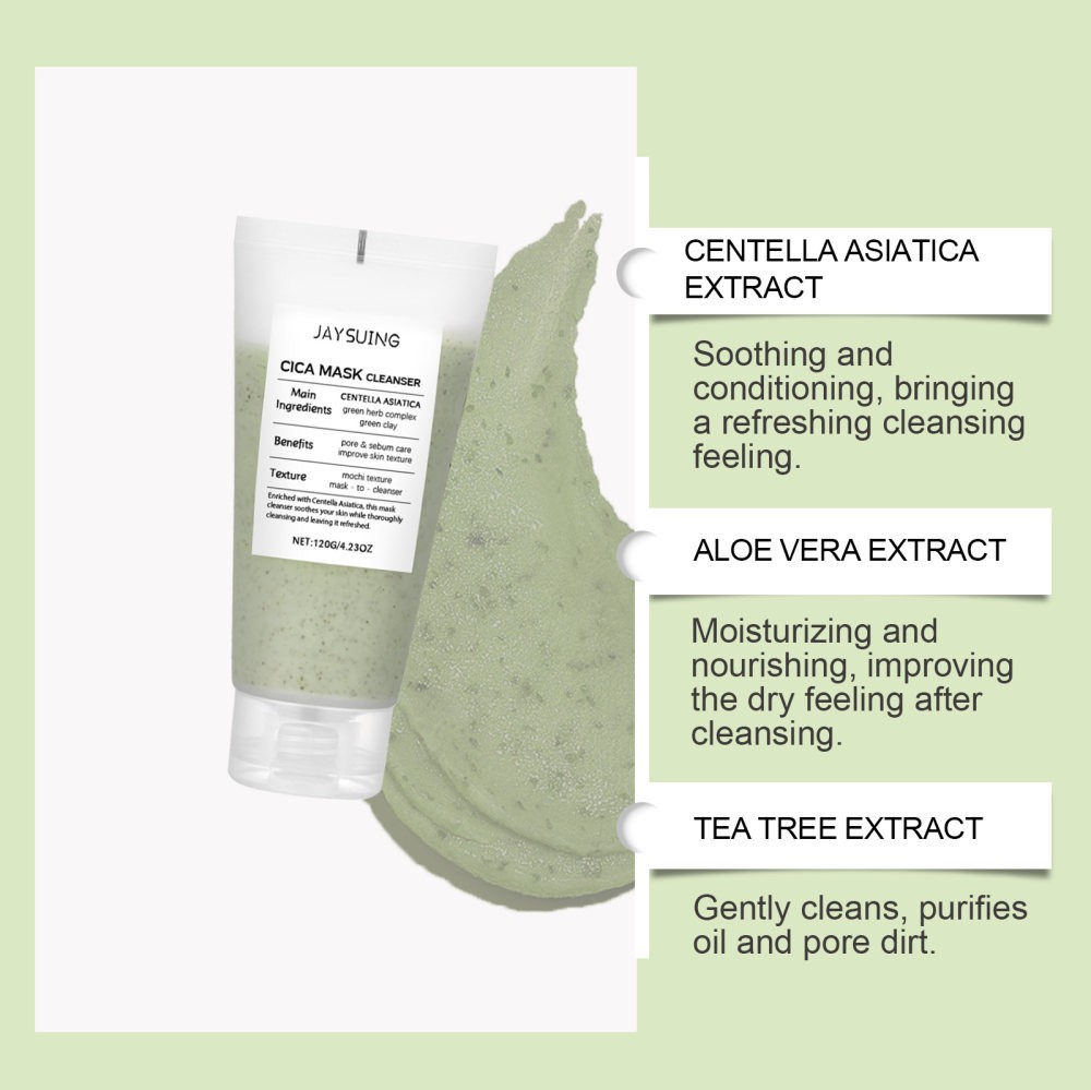 Centella asiais facial cleanser cleansing pores