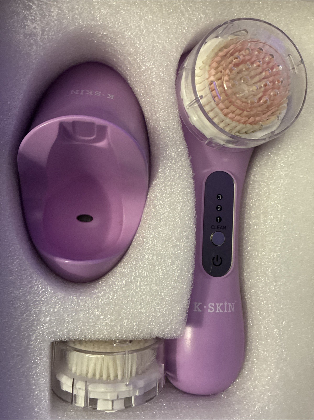 NEW Open Box K-Skin Ultrasonic Facial Brush Cleansing Brush