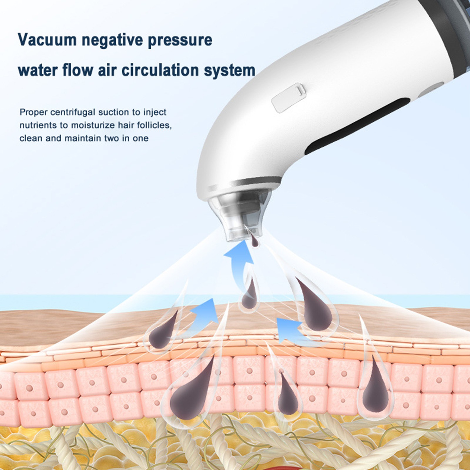 Electric Blackhead Remover Pore Vacuum Face Cleaner Pimple Black Head Removal US