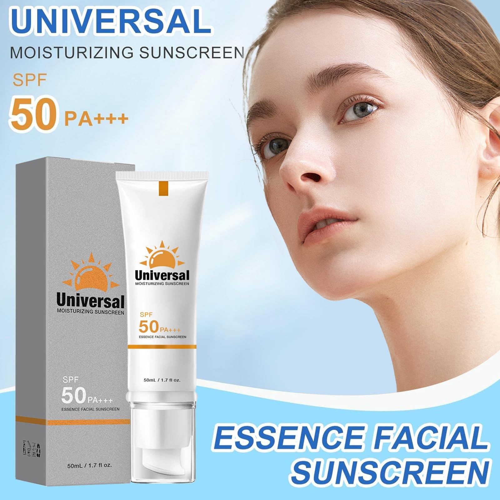 YFKEJI Tinted Sunscreen For Face,Against UVA 1.7 Fl Oz (Pack of 1),