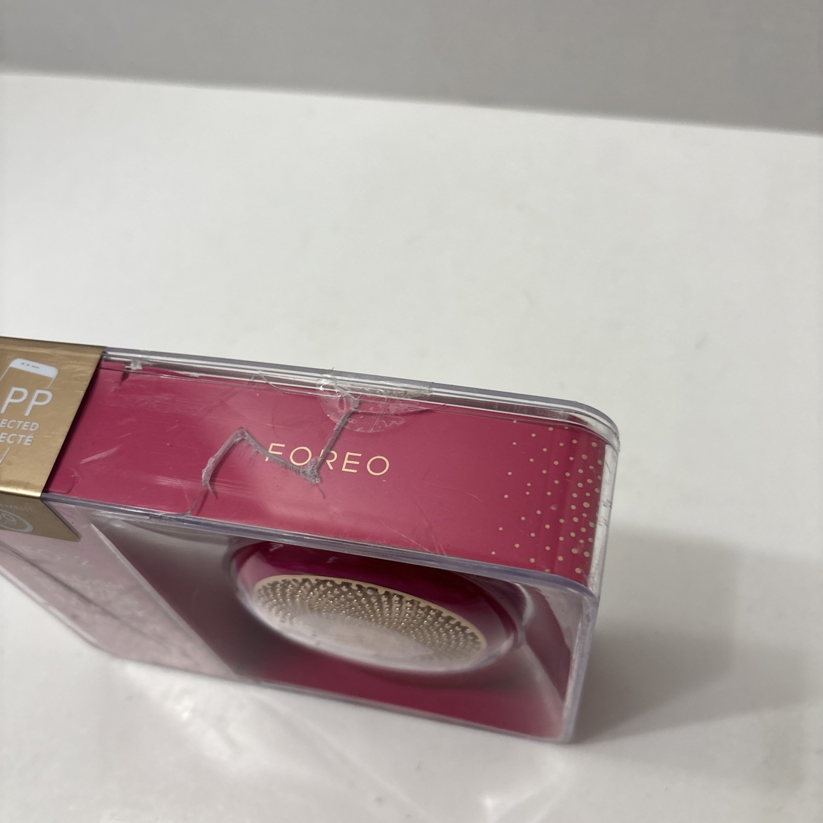 FOREO UFO 2 Heated LED Power Mask Light Therapy Device – Fuchsia – Case Wear New
