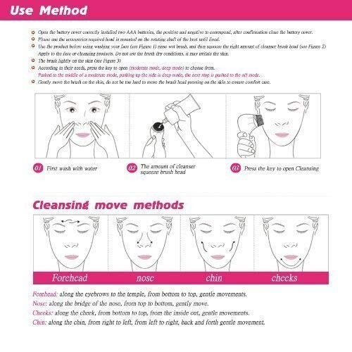 ALWAFLI 5 in 1 Face Facial Exfoliator Electric Massage Machine