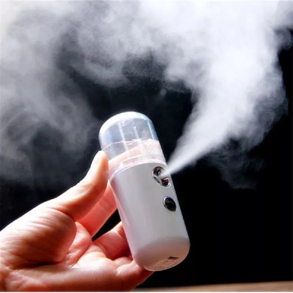 USB Facial Mist Sprayer Rechargeable Nano Face Steamer Humidifier Skin Care Tool