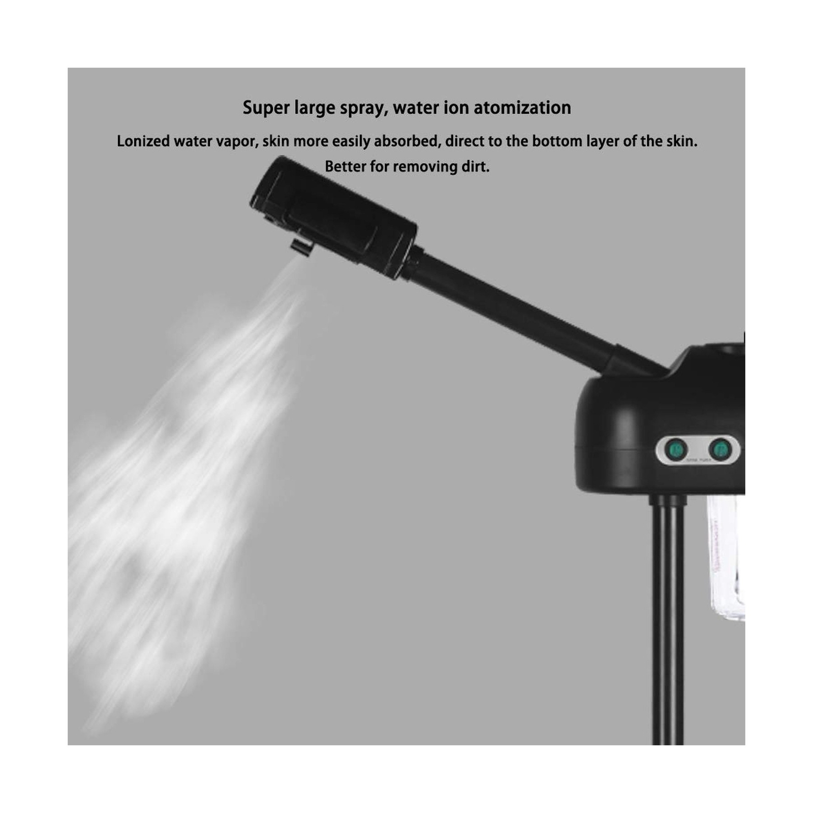 AceFox Professional Ozone Facial Steamer with Hot Mist, Face Steamer Machine …