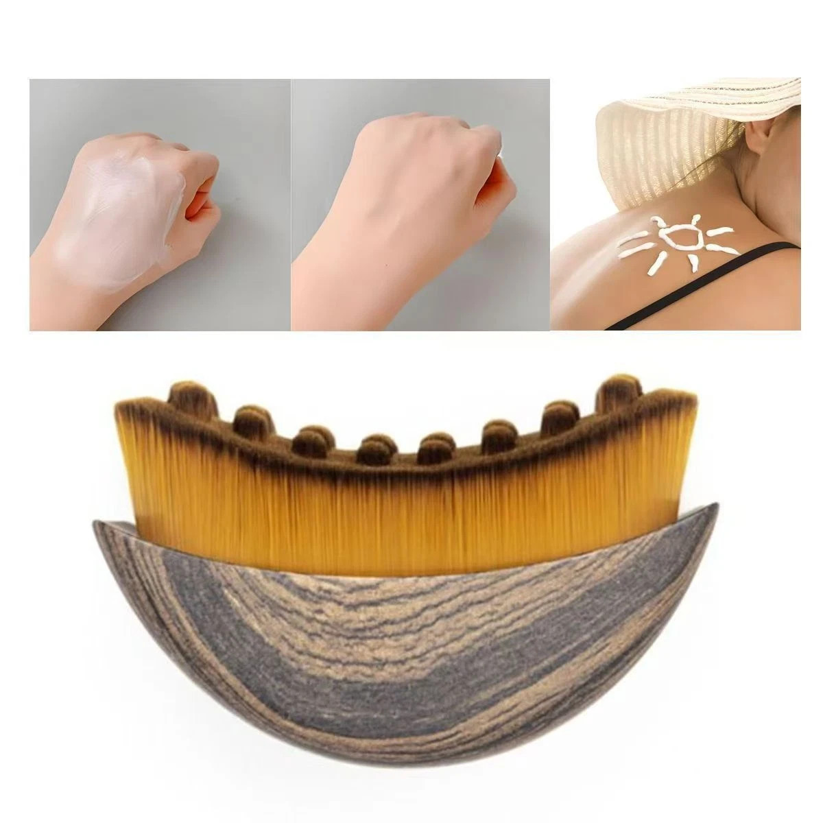 2PC Lymphatic Contour Face Brush Lymphatic Drainage Massager for Face by Glowiex