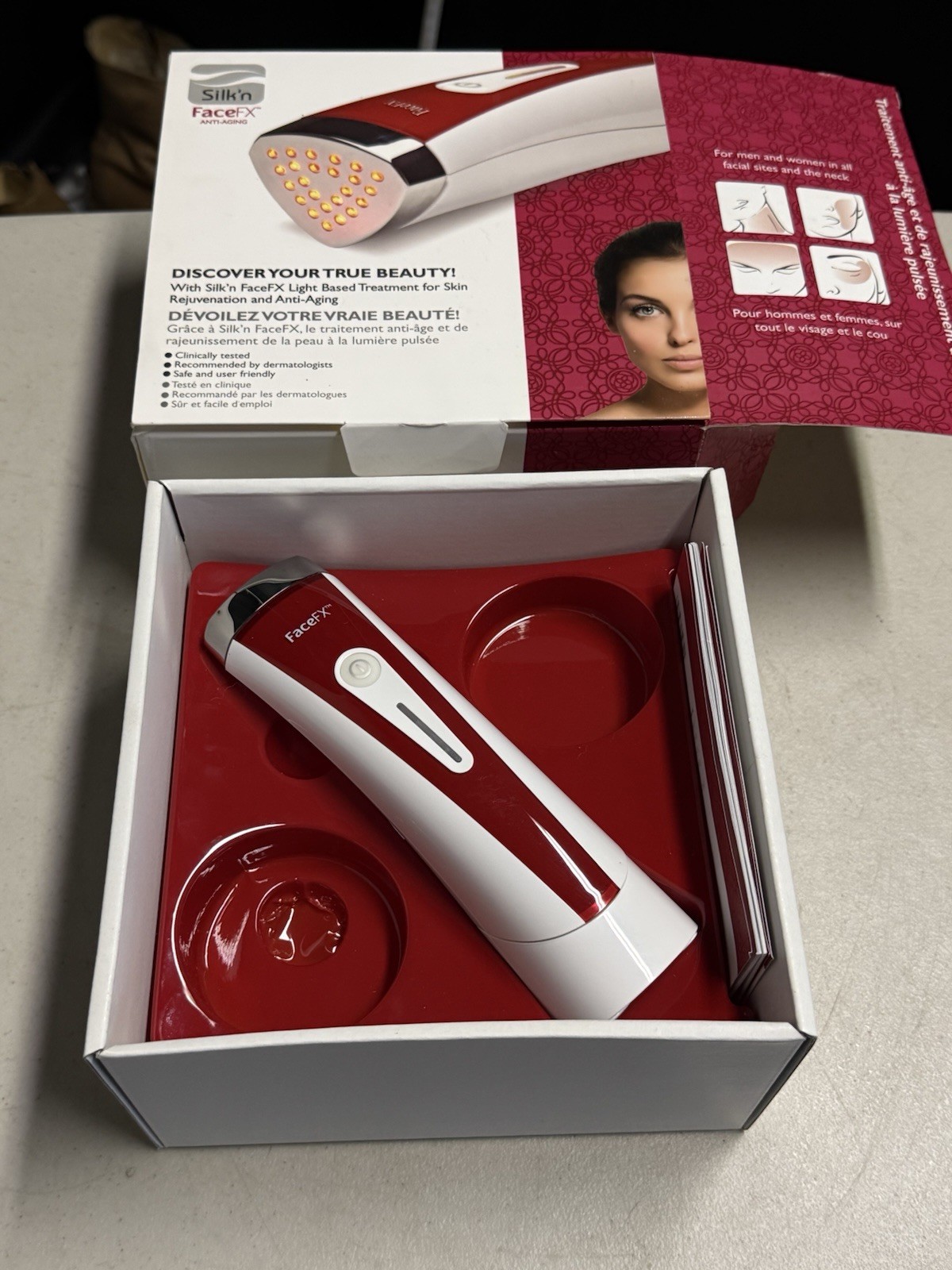 Silk’n FaceFX Face FX Anti-Aging Device Beauty Product – No Power Cord