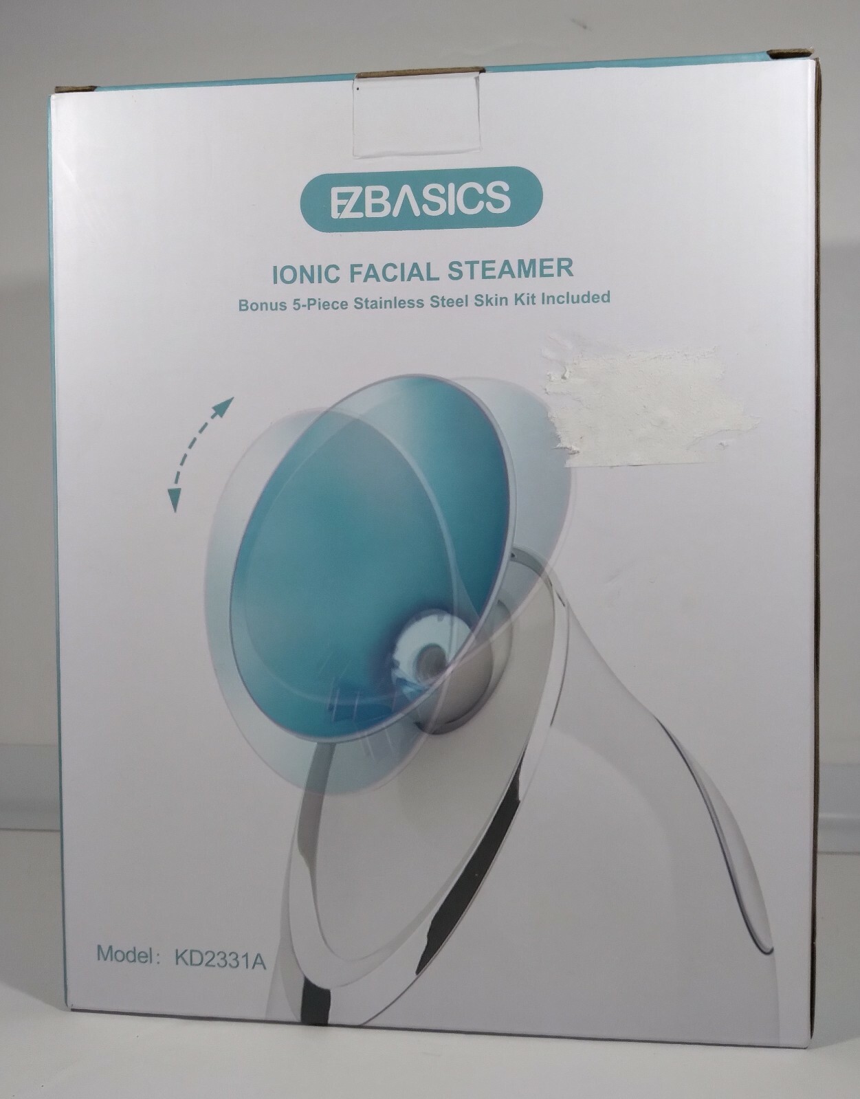 EZBASICS Facial Steamer Nano Ionic Face Steamer for Home Facial Warm Mist – BLUE