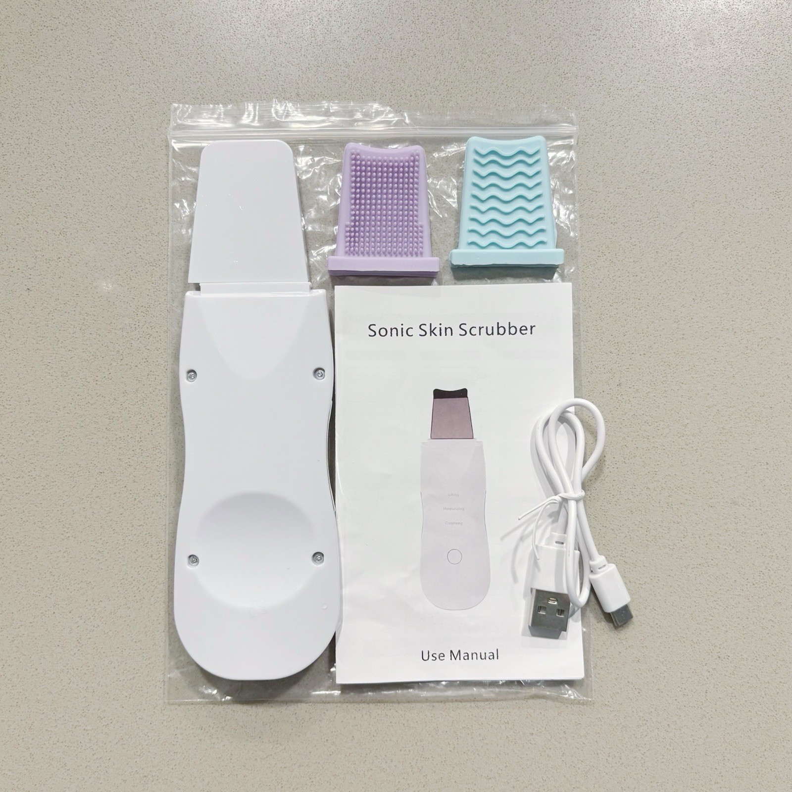 Sonic Facial Cleanser Exfoliate Blackheads Deep Cleansing Pore Cleaner Device