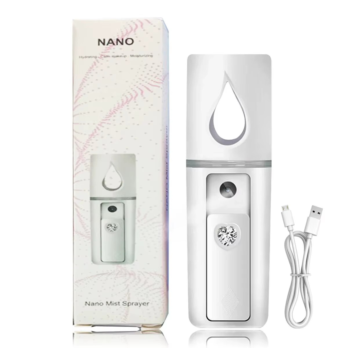 20ML Face Steamer Mist Sprayer Hydrating Nano Humidifier for Beauty Skin Care