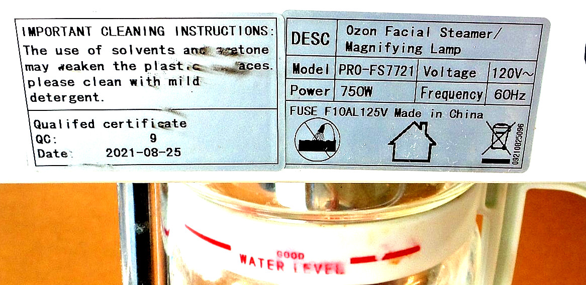 2 in 1 Facial Steamer Hot Ozone Machine Spa Salon Beauty unit by DESC” TESTED