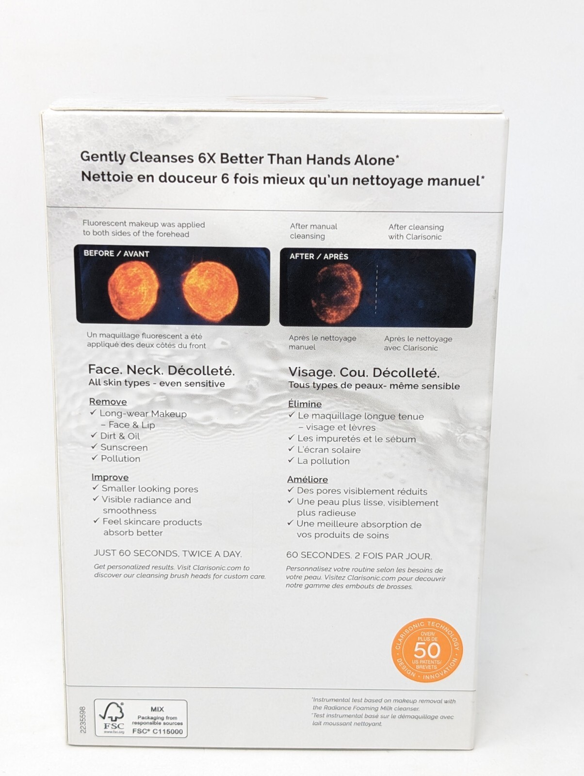 Clarisonic Mia Prima Sonic Facial Cleansing Brush – White NIB FACTORY SEALED