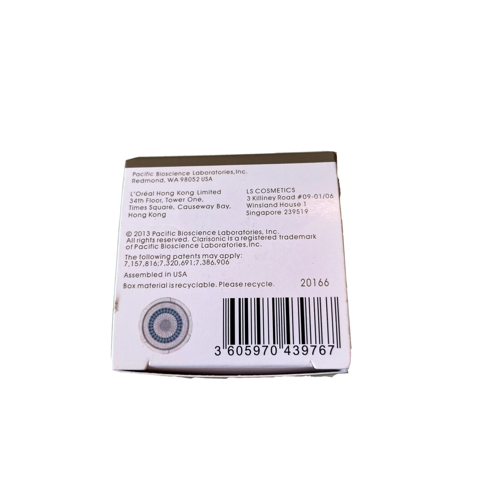 Clarisonic Replacement Brush Head for Deep Pore Cleansing SENSITIVE Skin