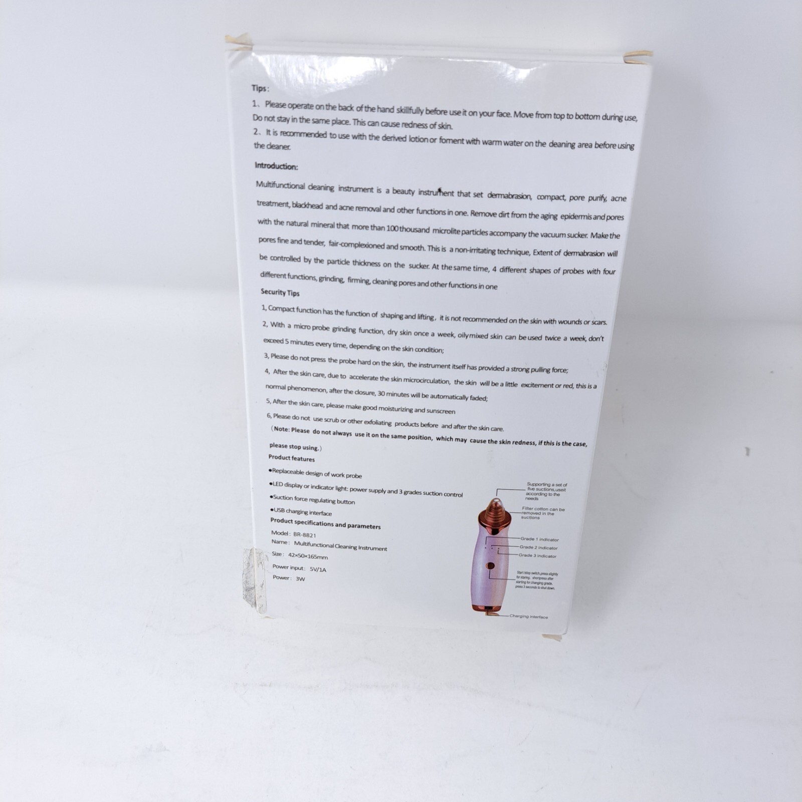 Blackhead Remover Pore Vacuum – Electric Facial Pore Cleaner