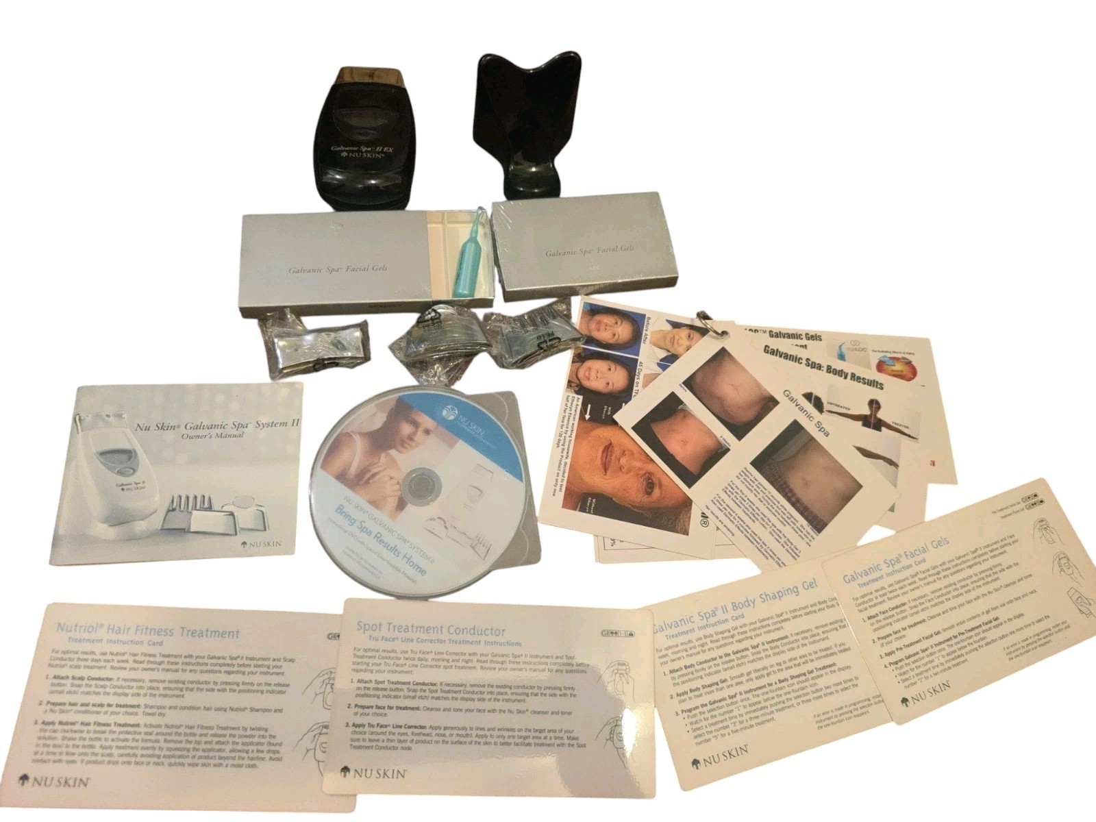 Nu Skin Galvanic Spa System II EX with Case Black Limied Edition + Gel Tested!