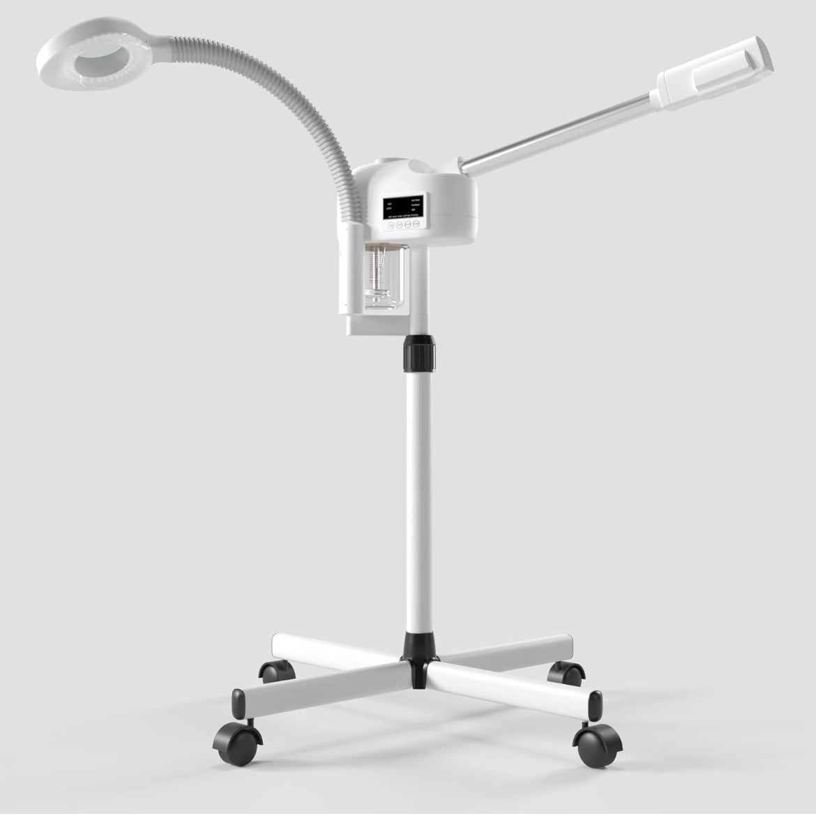 Facial Steamer with Magnifying Lamp, Face Steamer for Esthetician, 2 in 1