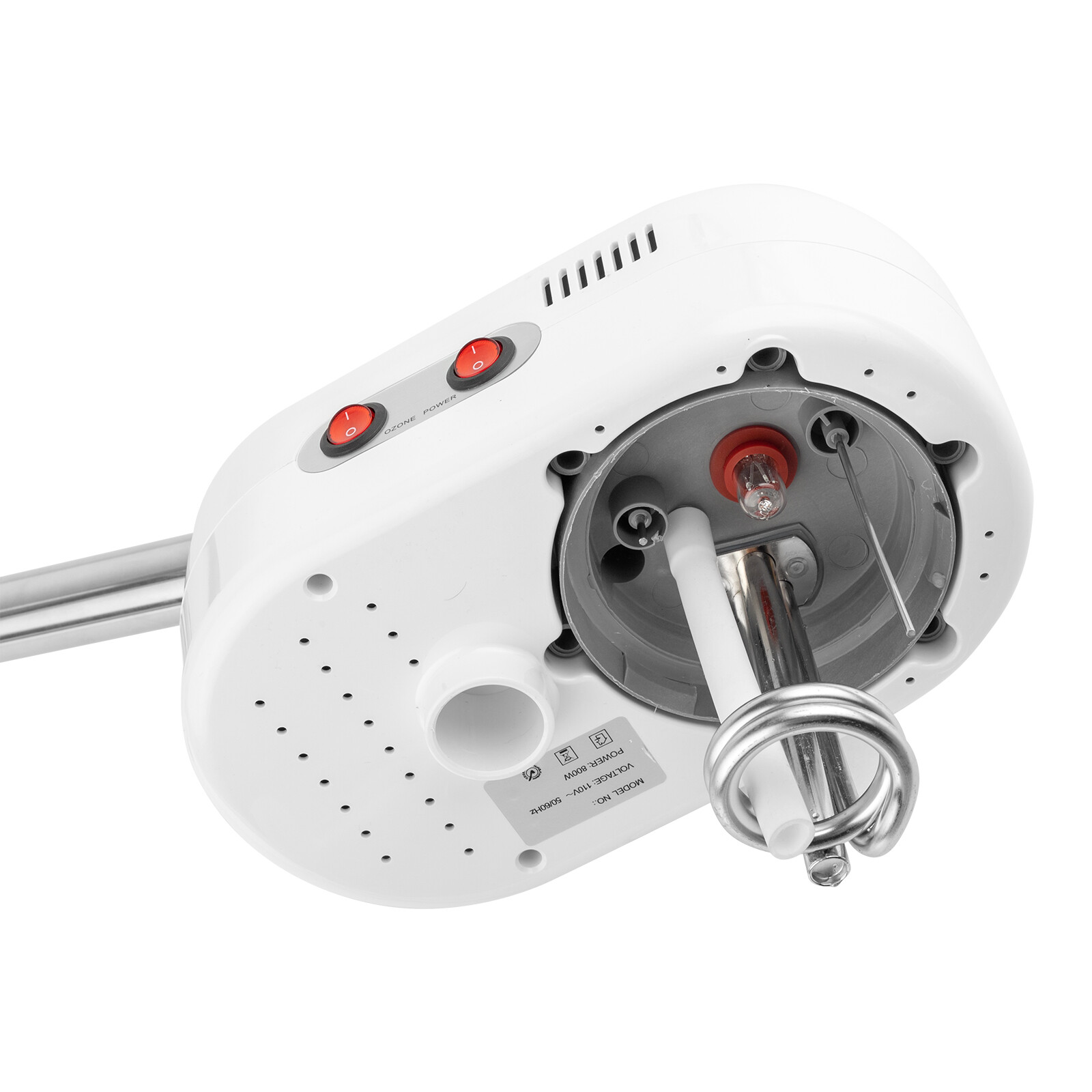 110V 2 in 1 Ionic Ozone Steamer for Face Spa Equipment with 3X Magnifying Lamp