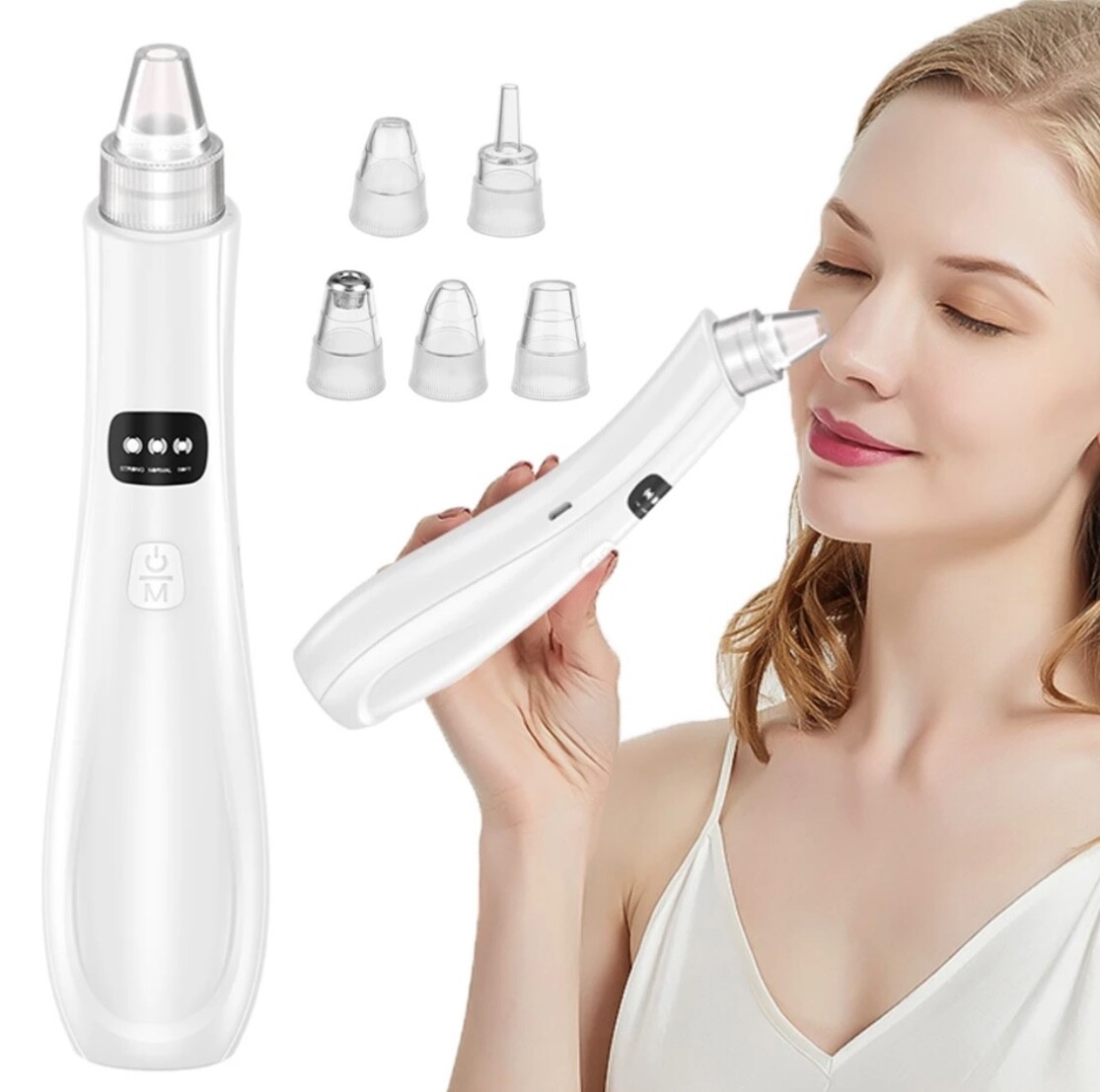 Blackhead Remover Vacuum Acne Pimple Black Spot Suction Electric Facial Pore Cle