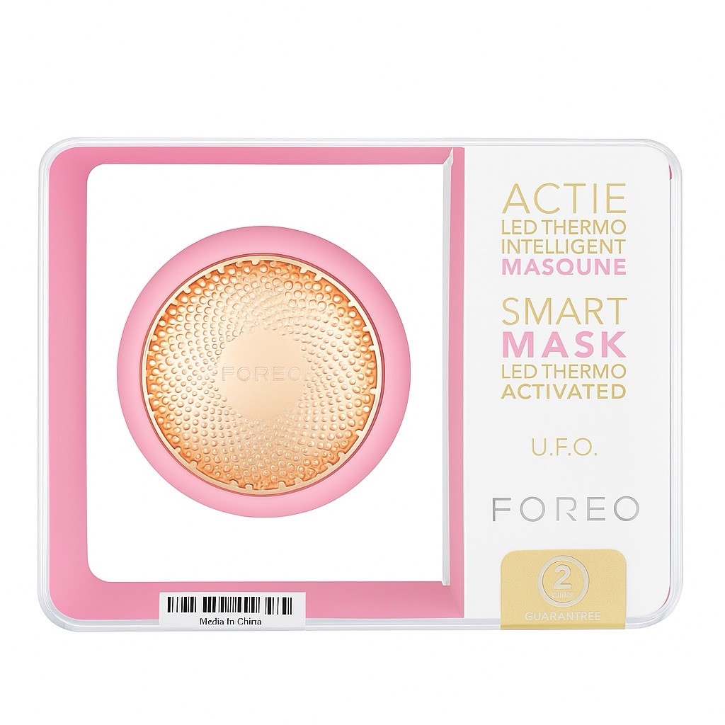 NEW – FOREO UFO Mini LED Thermo Activated Smart Facial Mask – Pearl Pink