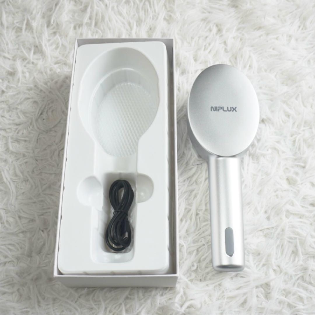 NIPLUX EMS LIFT BRUSH Electric Brush EMS Facial Lift Up IPX7 Waterproof Tested