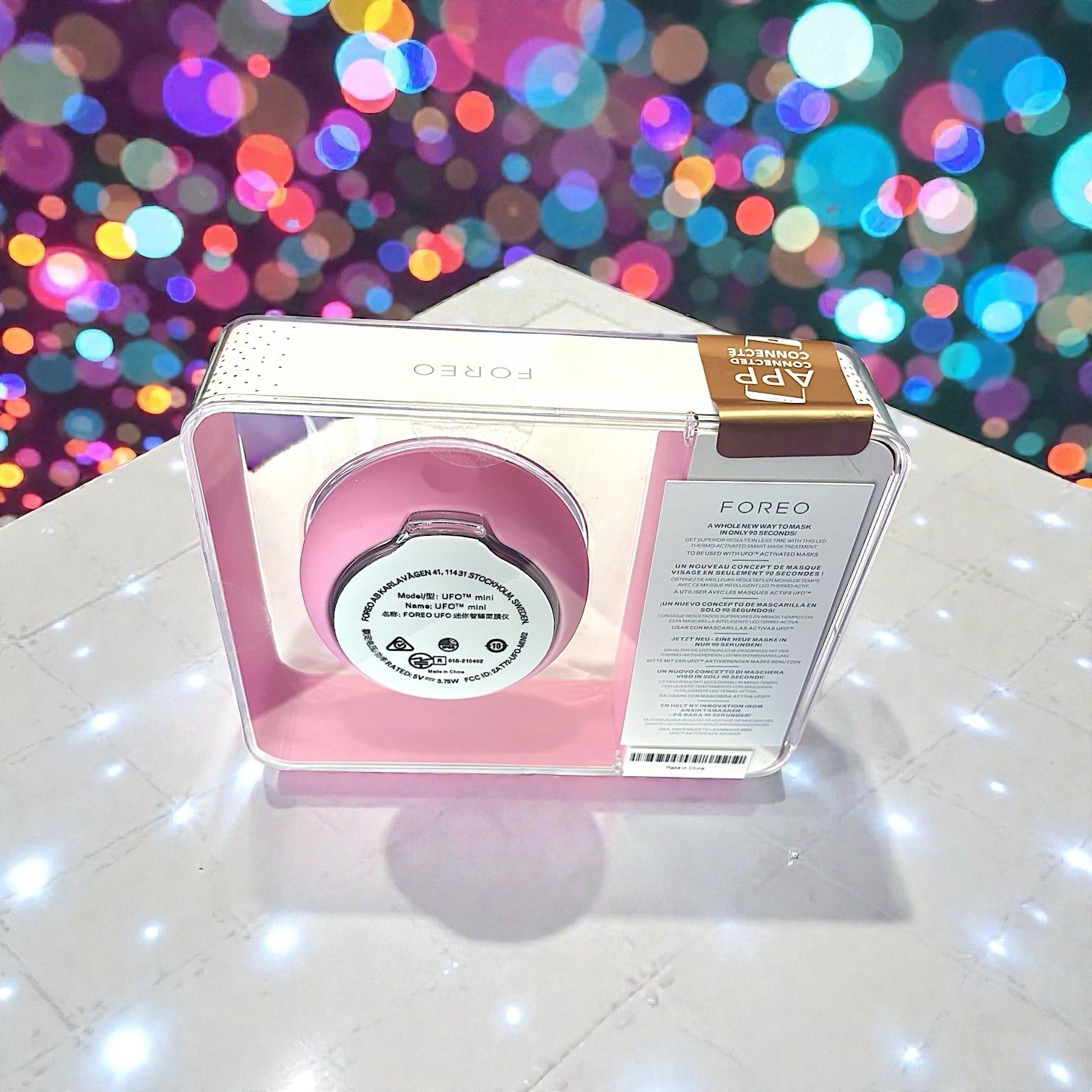Foreo UFO Mini in Pearl Pink BRAND NEW IN BOX
