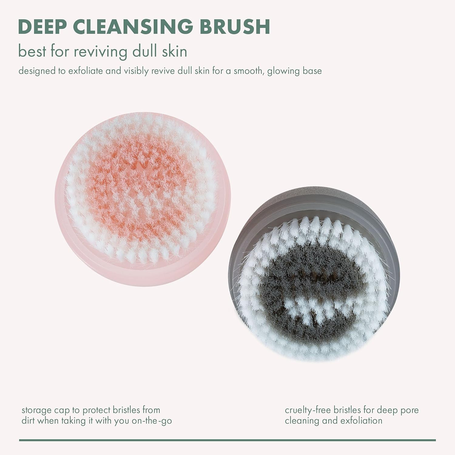 Deep Cleansing Facial Brush, Manual Facial Cleansing Brush Exfoliates & Deeply C