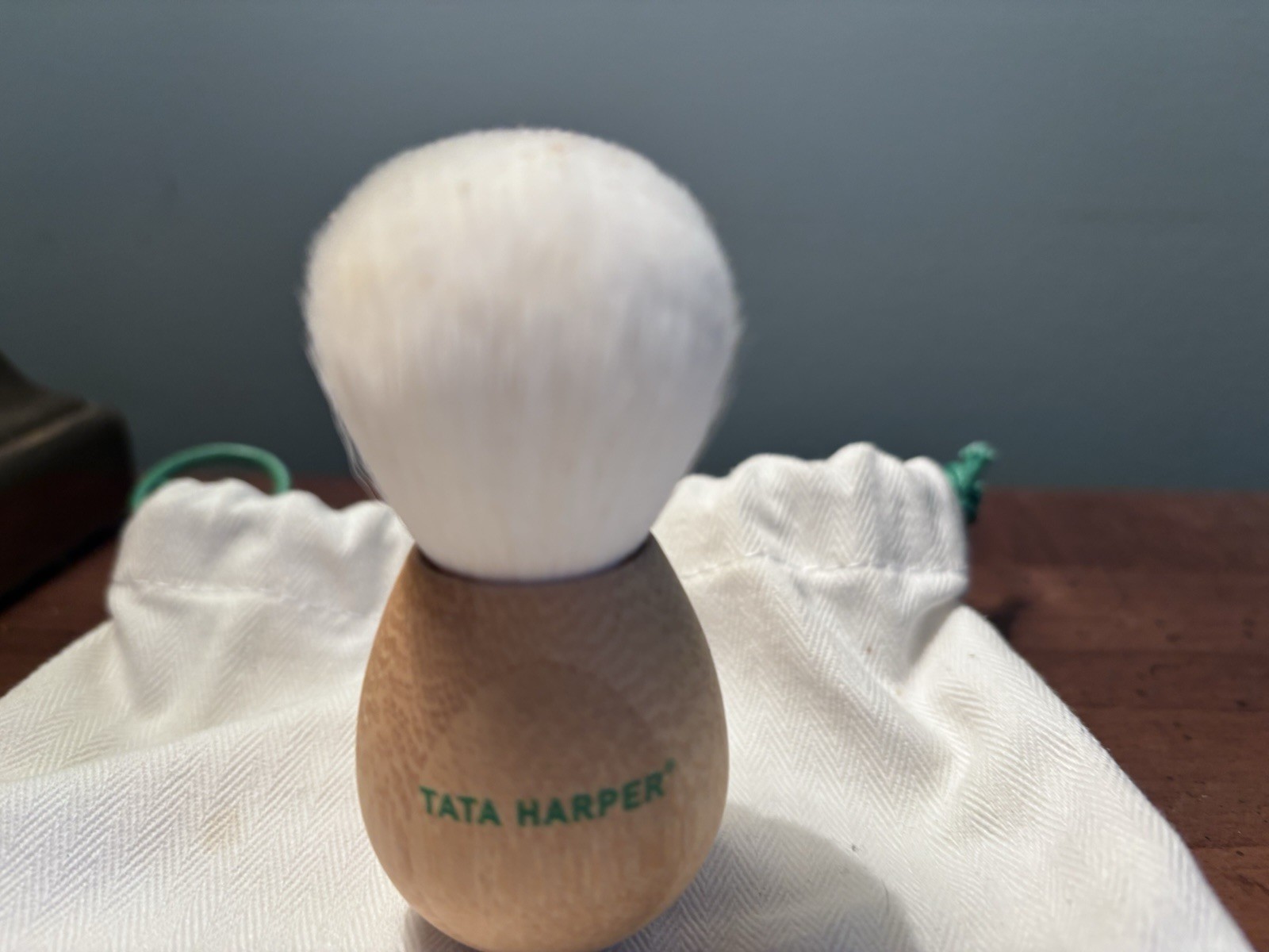 Tata Harper Facial Dry Brush with Original Drawstring Pouch