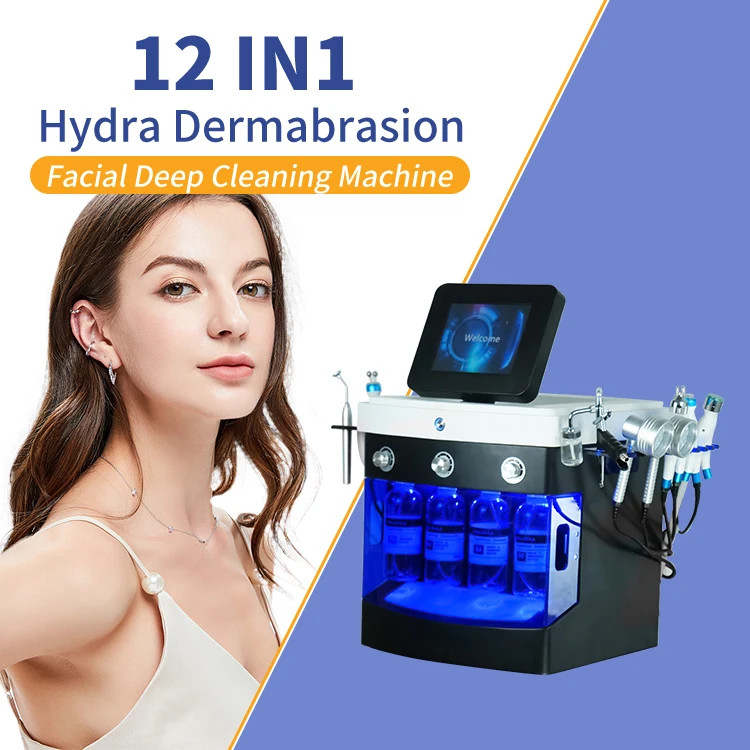 Portable Hydra Dermabrasion Facial Care Machine Skin Rejuvenation Face Cleansing